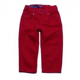 VINROSE Pantalon coupe droite garçon rouge 