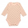 GOLD Romper cassie pink dots