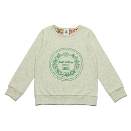 PETIT BATEAU T-shirt long-sleeved girl light grey