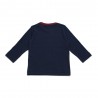 PETIT BATEAU T-shirt long sleeves logo bleu