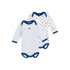 Petit Bateau Lot De 2 Bodies Us A Manches Longues Bebe Garcon Blue Avions Petit Bateau Lot De 2 Bodies Us A Manches Longues Bebe Garcon Blue Avions