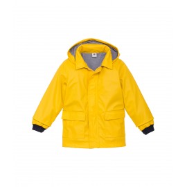 PETIT BATEAU Raincoat with hood unisex yellow