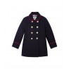 PETIT BATEAU Manteau fille bleu foncé