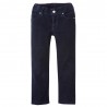 PETIT BATEAU Pantalon velours coupe droite garçon bleu foncé