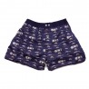 Mc ALSON Boxer short boy dark blue with blue and white oldtimers print