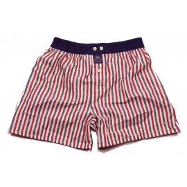 Mc ALSON Boxer short boy tricolor lines with X-mas tree print