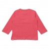 Ducky Beau t-shirt long-sleeved girl coral pink