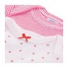 PETIT BATEAU Lot de 2 bodies US à manches courtes bébé fille rose 