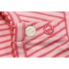 Ducky Beau t-shirt long-sleeved girl coral pink striped
