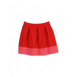 PETIT BATEAU Skirt girl red and fuchsia