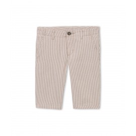 PETIT BATEAU Bermuda short boy striped beige