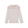 PETIT BATEAU Pullover boy beige marinière