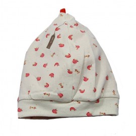 IMPS&ELFS Bonnet nouveau-né coton bio bébé garçon & bébé fille rouge