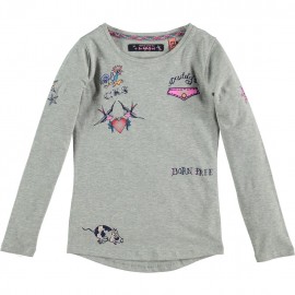 CKS T-shirt manches longues fille gris