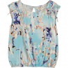 CKS Blouse girl multicolor print light blue