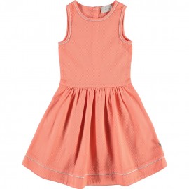 CKS Dress without sleeves girl coral