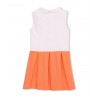 PETIT BATEAU Dress girl light pink orange