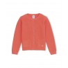 PETIT BATEAU Cardigan knitwear girl coral