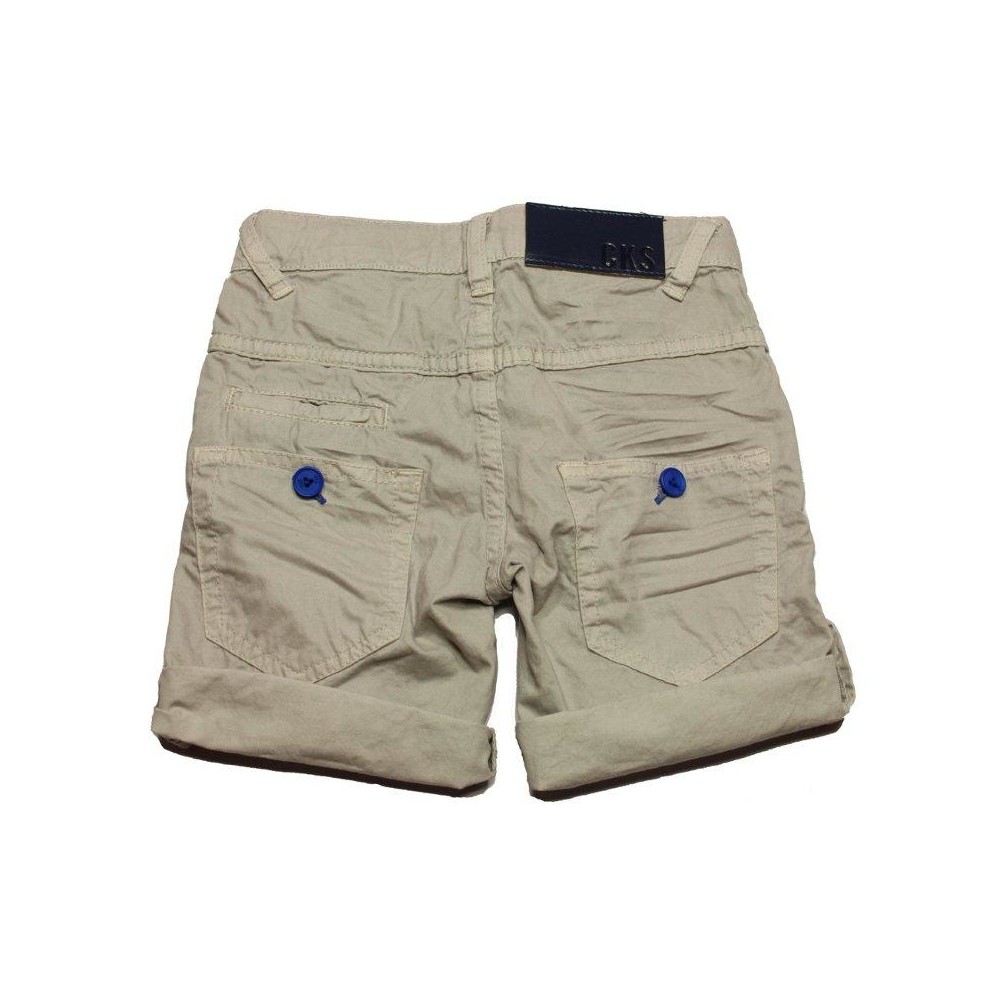 CKS Shorts six pockets for boys for summer in soft cotton light grey