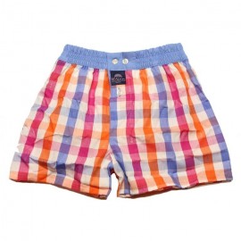 Mc Alson Boxer short cubes orange pink white