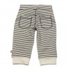 DUCKY BEAU Trousers jogging baby boy white with dark blue lines
