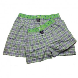 Mc ALSON Boxer short for my daddy light blue and apple green with little squares