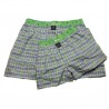 Mc ALSON Boxer short Father Son light blue with little squares