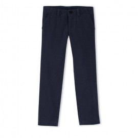 PETIT BATEAU Pantalon chino coupe droite garçon bleu foncé