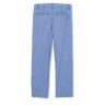 PETIT BATEAU Trousers slim fit boy striped cobalt blue and white