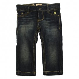 IMPS&ELFS Jeans slim garçon & fille denim bleu foncé