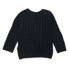 IMPS&ELFS Pullover knitted organic cotton unisex dark blue