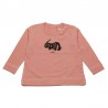 IMPS&ELFS T-shirt long-sleeved organic cotton girl old pink