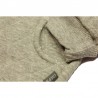 IMPS&ELFS Cardigan hooded organic cotton boy & girl mottled light grey