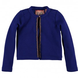 CKS Cardigan shuffle blue bell