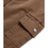 PETIT BATEAU Trousers gabardine cotton with lining boy taupe brown