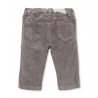 PETIT BATEAU Trousers corduroys slim fit boy & girl anthracite grey