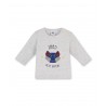 PETIT BATEAU T-shirt long-sleeved boy mottled light grey