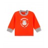 PETIT BATEAU T-shirt long-sleeved boy orange red