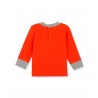 PETIT BATEAU T-shirt long-sleeved boy orange red