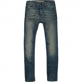 CKS Jeans slim garçon bleu denim délavé