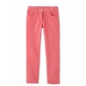 PETIT BATEAU Pantalon en velours stretch fille rose corail