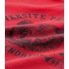 PETIT BATEAU T-shirt long-sleeved boy red with dark blue print