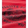 PETIT BATEAU T-shirt à manches longues garçon rouge avec imprimé bleu foncé