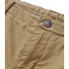 PETIT BATEAU Trousers in gabardine stretch cotton boy camel